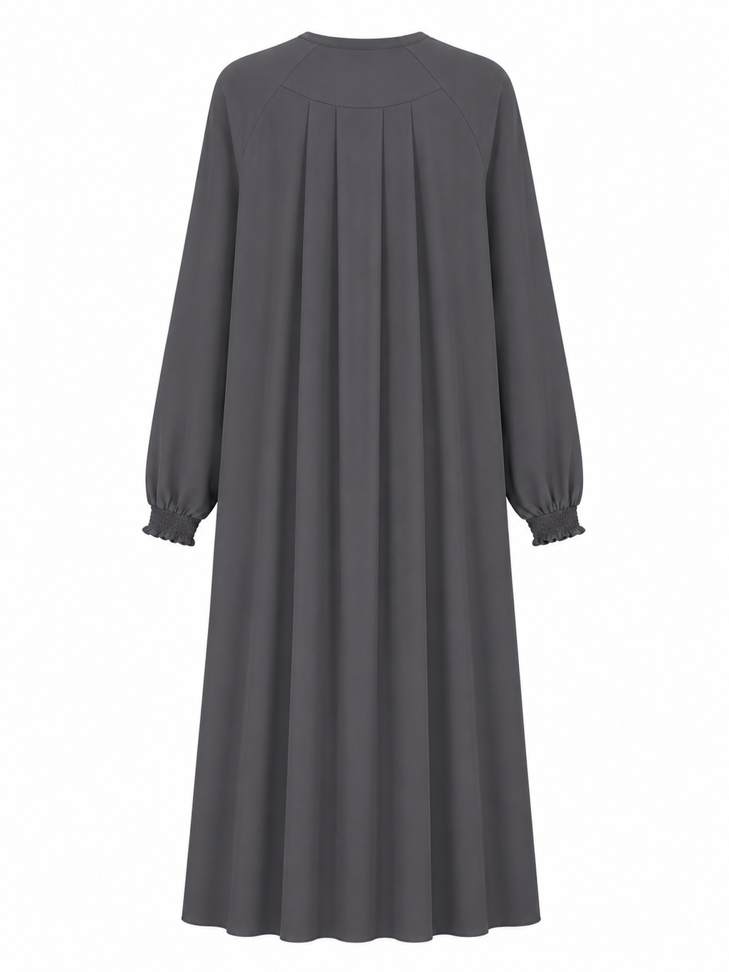 MEDİNE İPEĞİ PİLELİ MEVLANA FERACE FÜME GRİ