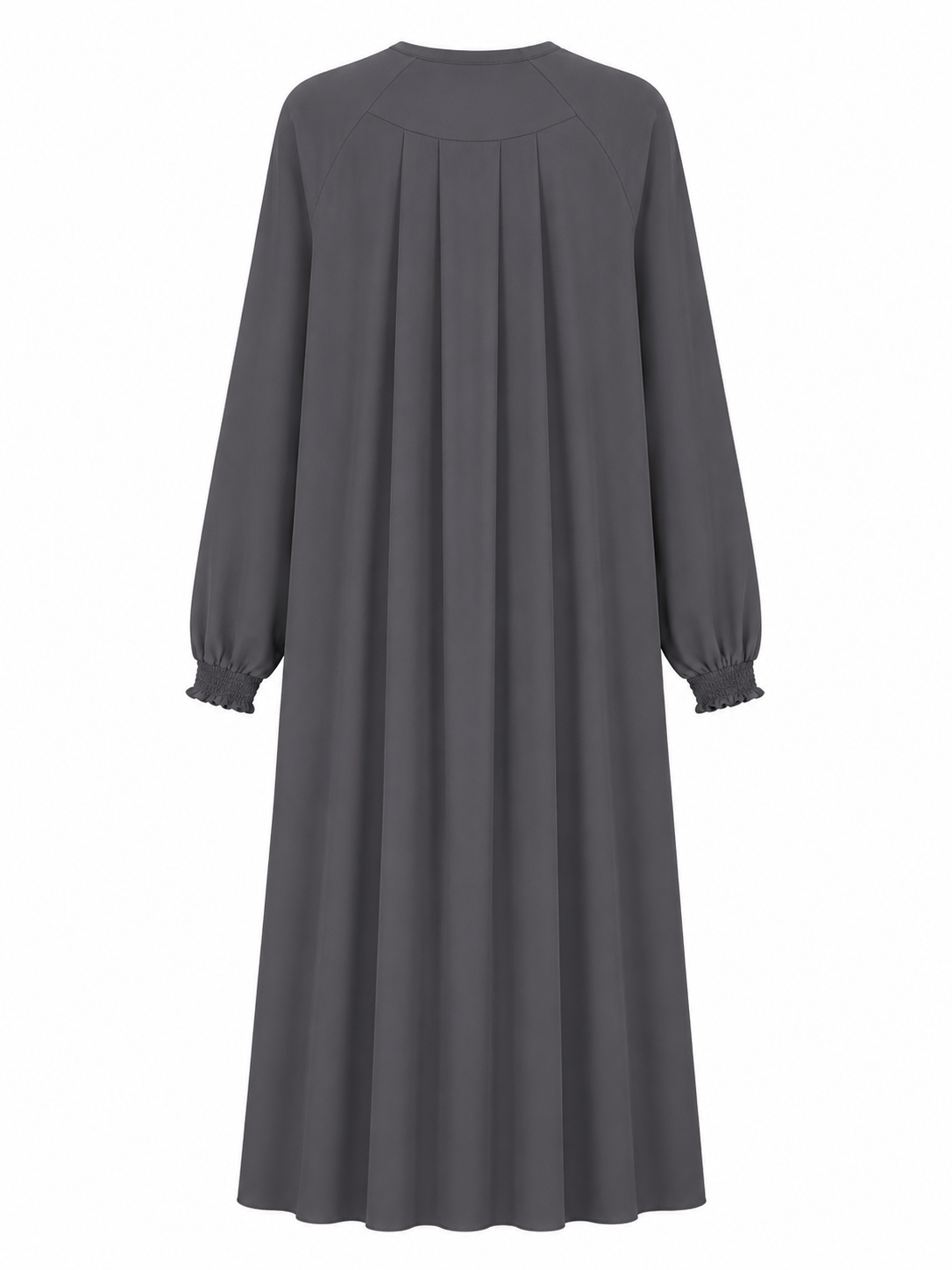 MEDİNE İPEĞİ PİLELİ MEVLANA FERACE FÜME GRİ