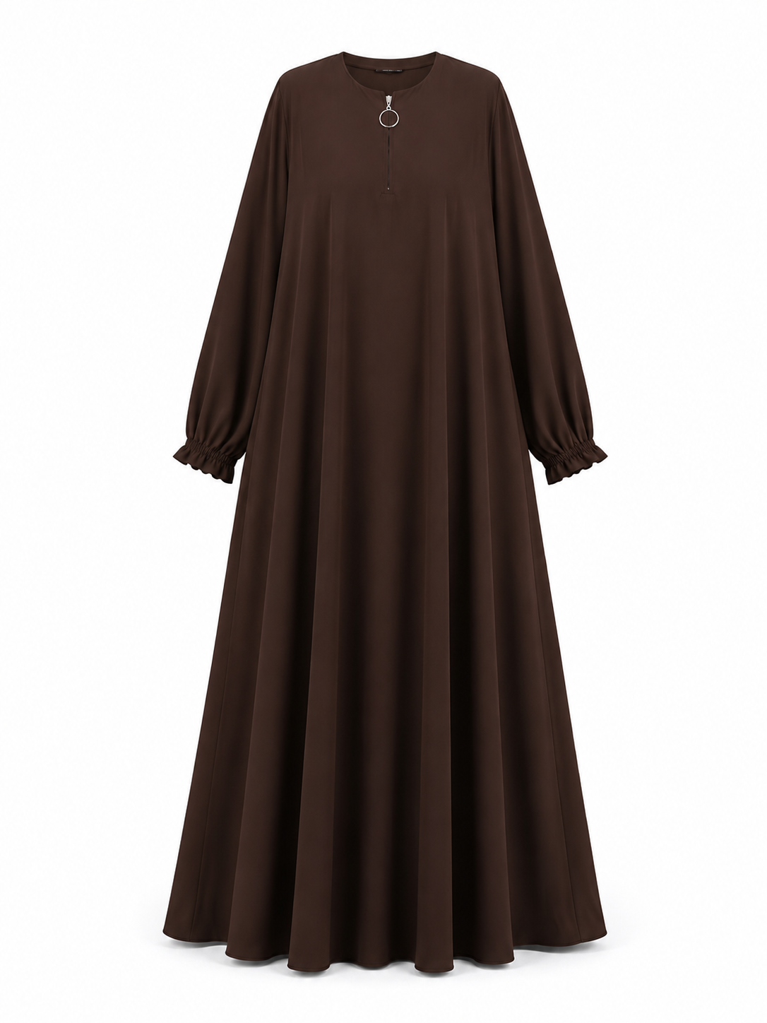 MEVLANA ELBİSE MEDİNE İPEĞİ KAHVE RENGİ