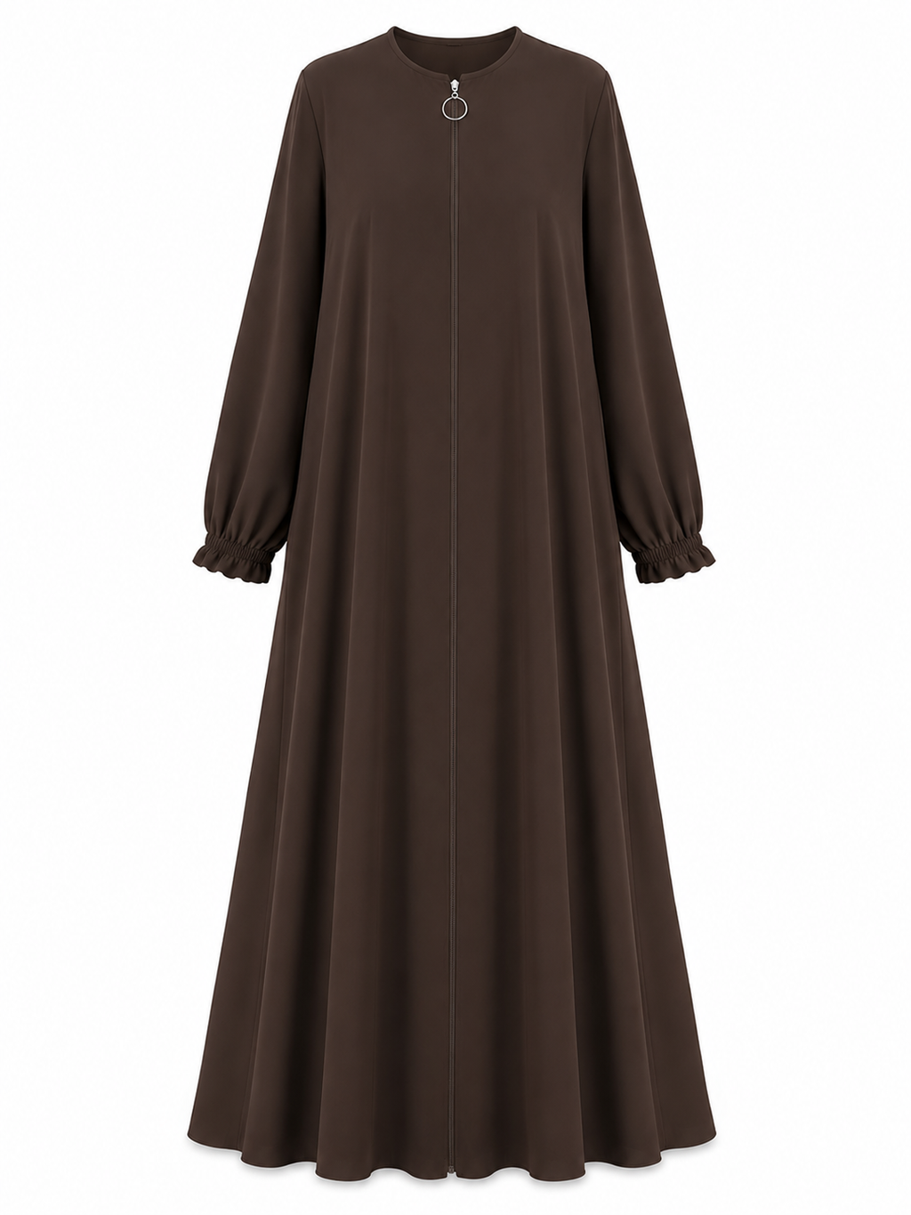 MEVLANA İPEĞİ BOL KESİM FERACE KAHVE