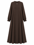 MEVLANA İPEĞİ BOL KESİM FERACE KAHVE