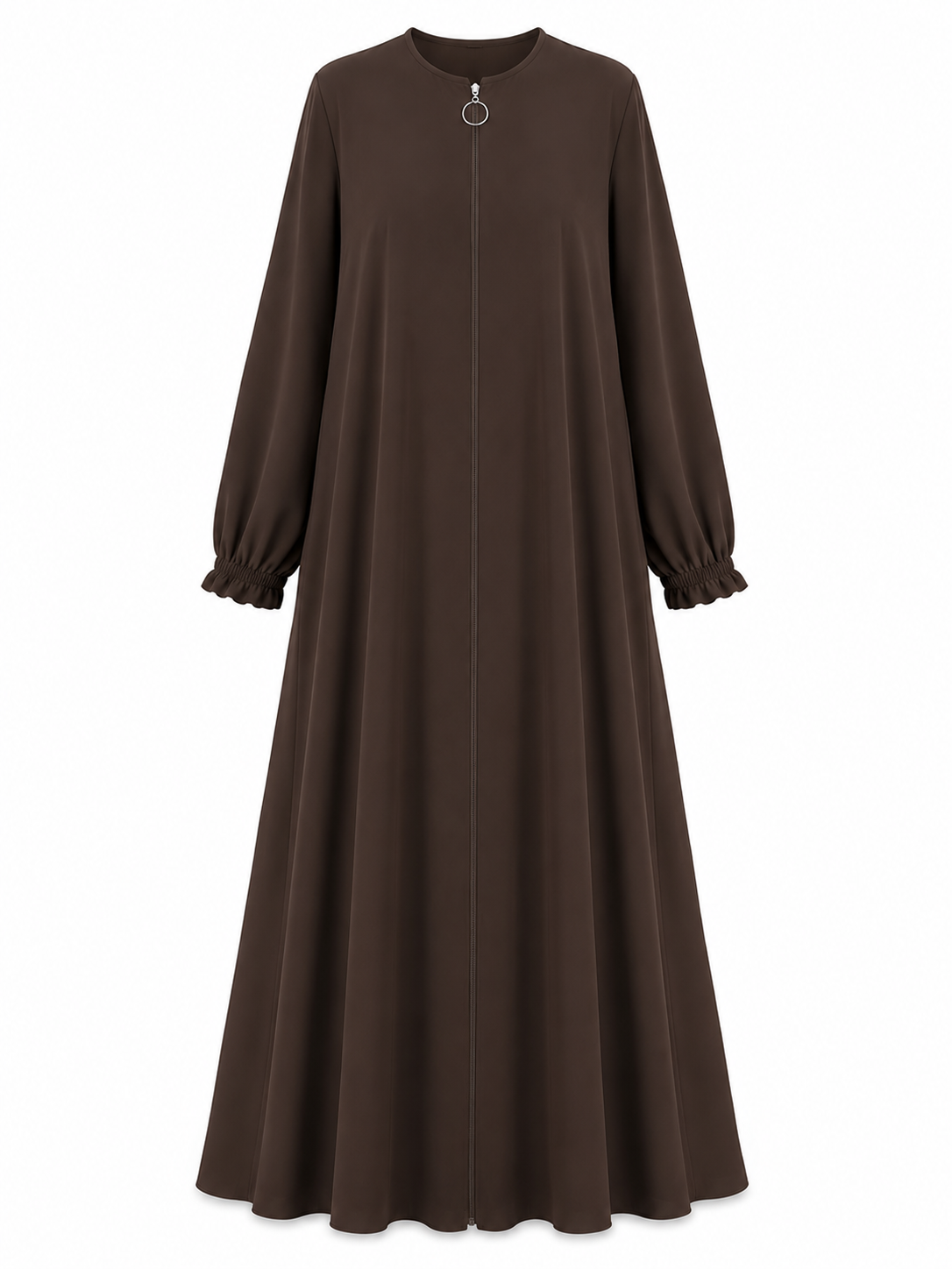MEVLANA İPEĞİ BOL KESİM FERACE KAHVE