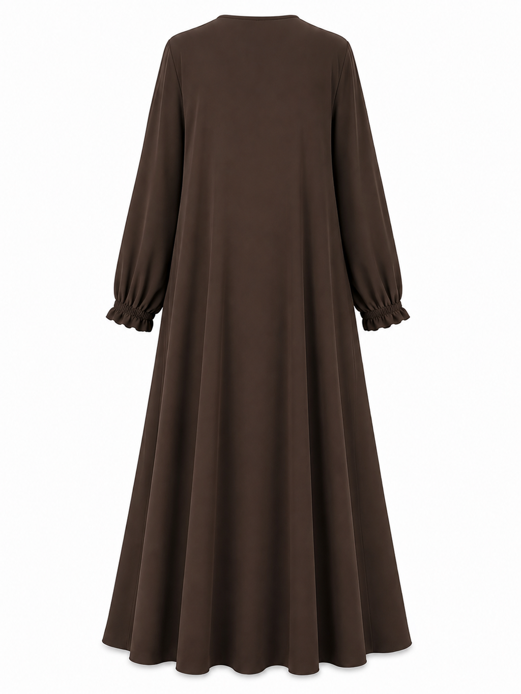 MEVLANA İPEĞİ BOL KESİM FERACE KAHVE