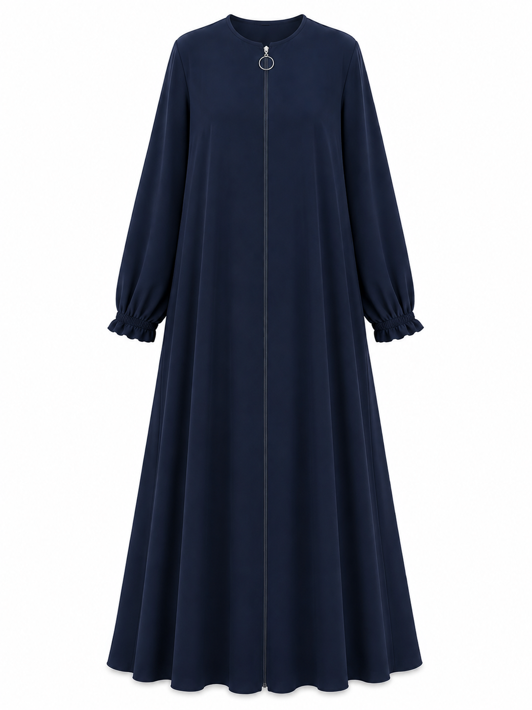 MEVLANA İPEĞİ BOL KESİM FERACE LACİVERT