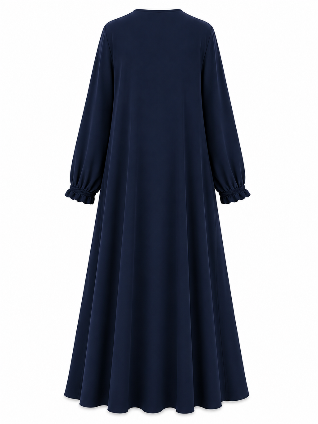 MEVLANA İPEĞİ BOL KESİM FERACE LACİVERT