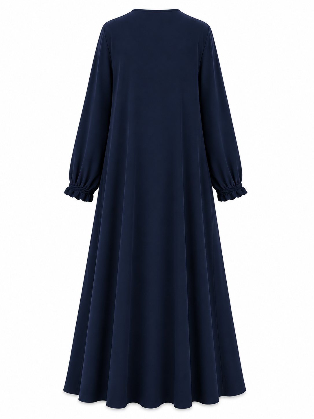 MEVLANA İPEĞİ BOL KESİM FERACE LACİVERT
