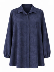 OYSHO PAMUK DÜĞMELİ GÖMLEK | LACİVERT